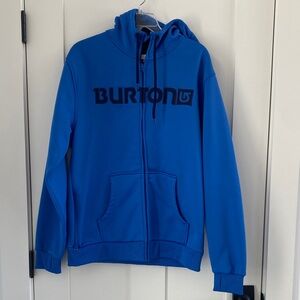 Burton Blue Zip-Up Hoodie